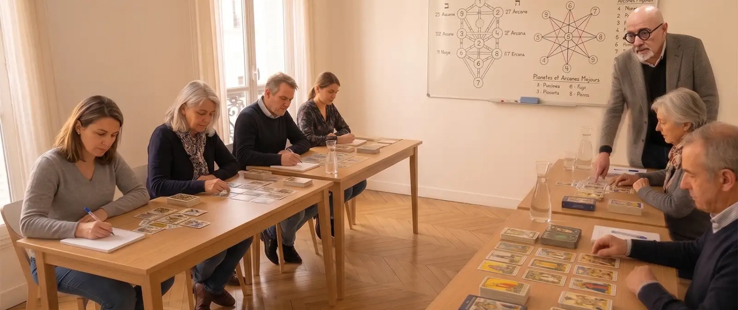 Etudiants en tarot psychologique