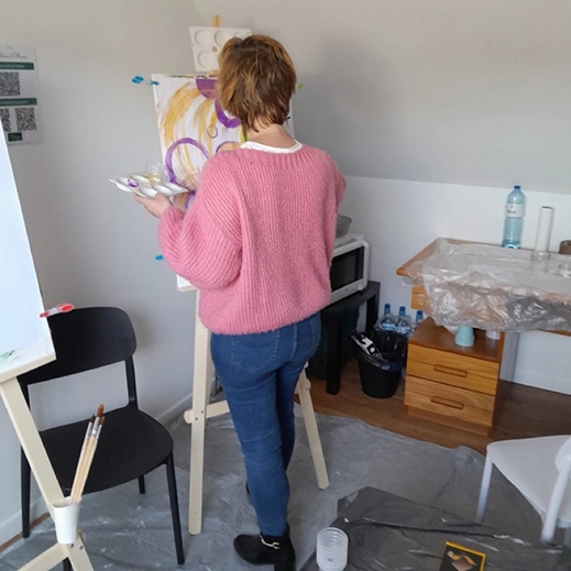 Pratique de la peinture intuitive à Saint-Quentin