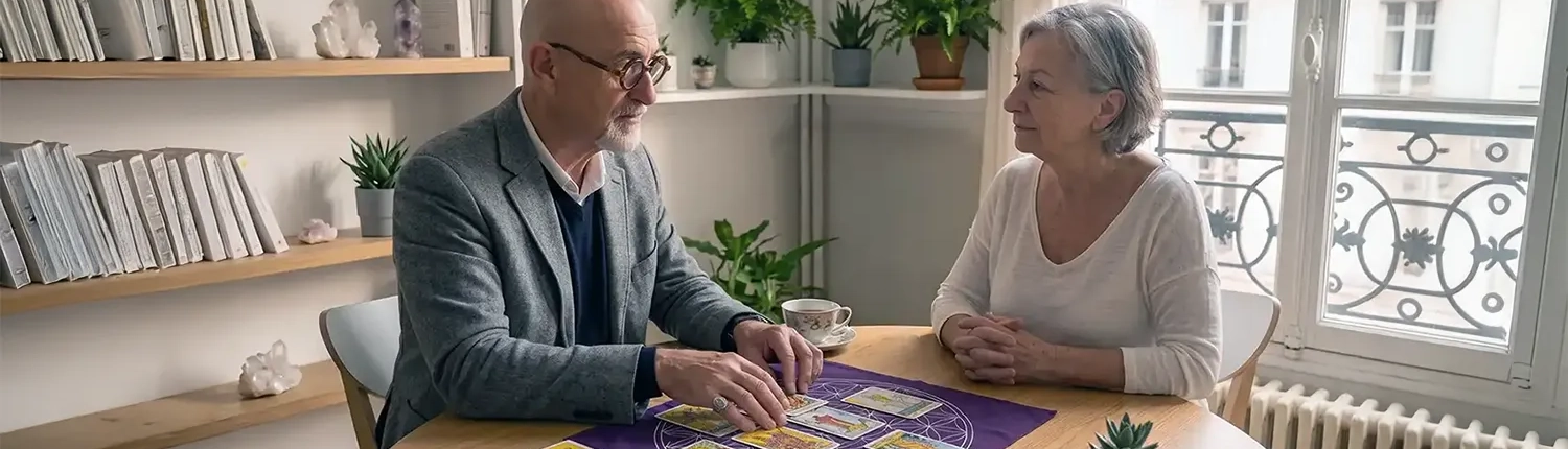 Guidance en tarot psychologique avec le Tarot Rider-Waite Smith à domicile